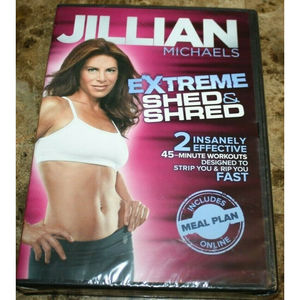 3/$15 Jillian Michaels: Extreme Shed  Shred (DVD, 2011) New Widescreen